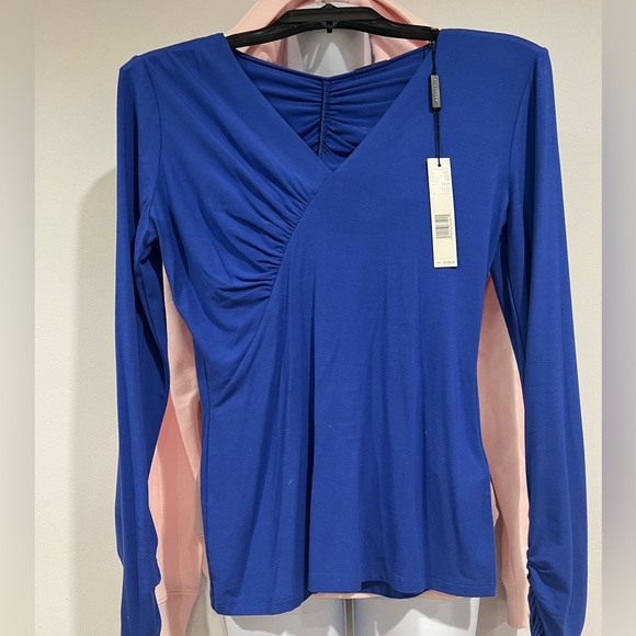 Elie Tahari top Vicky top in a blue glaze nEW - Picture 9 of 11